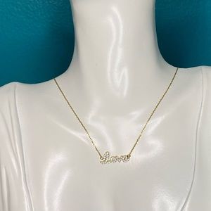Beautiful 10K Real Gold Necklace “Love”